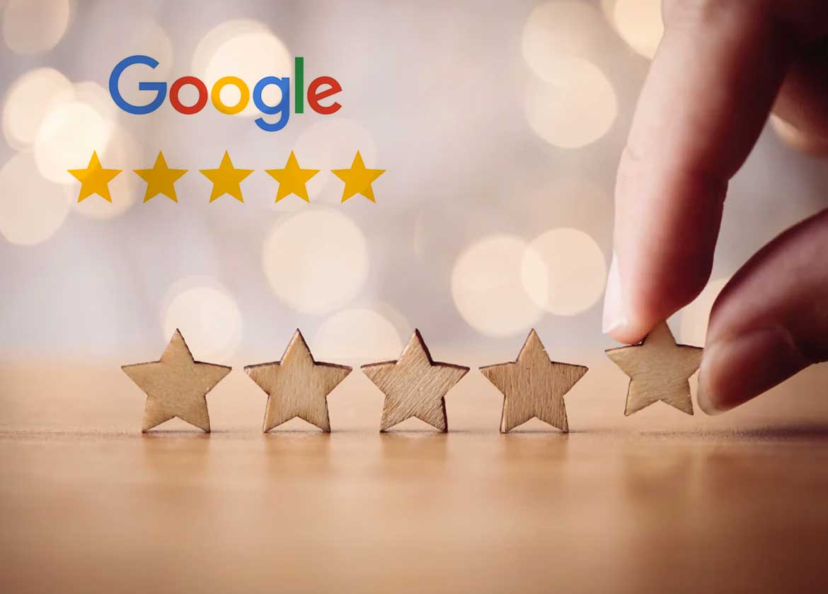 5 étoiles sur google