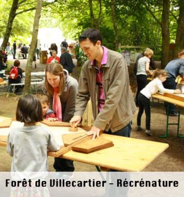 animations jeux dans la foret de villecartier