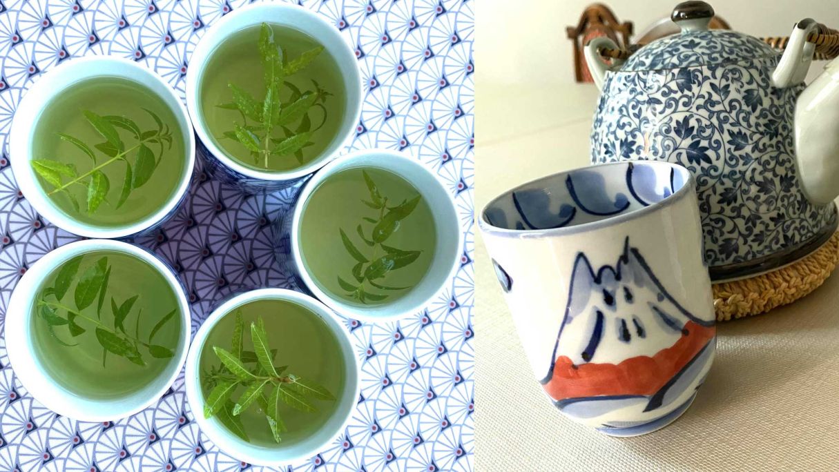 vaisselle japonaise thé verveine